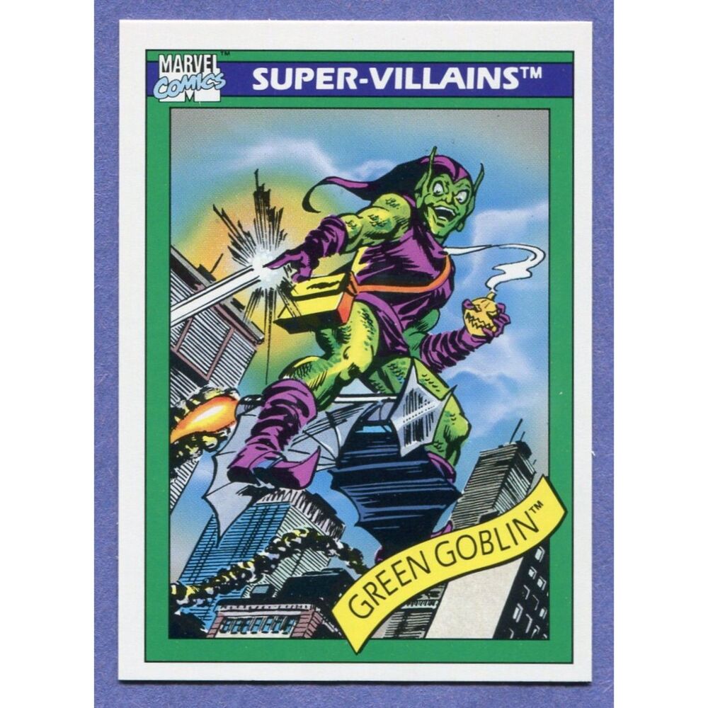 1990 Marvel Universe Card #74 Green Goblin